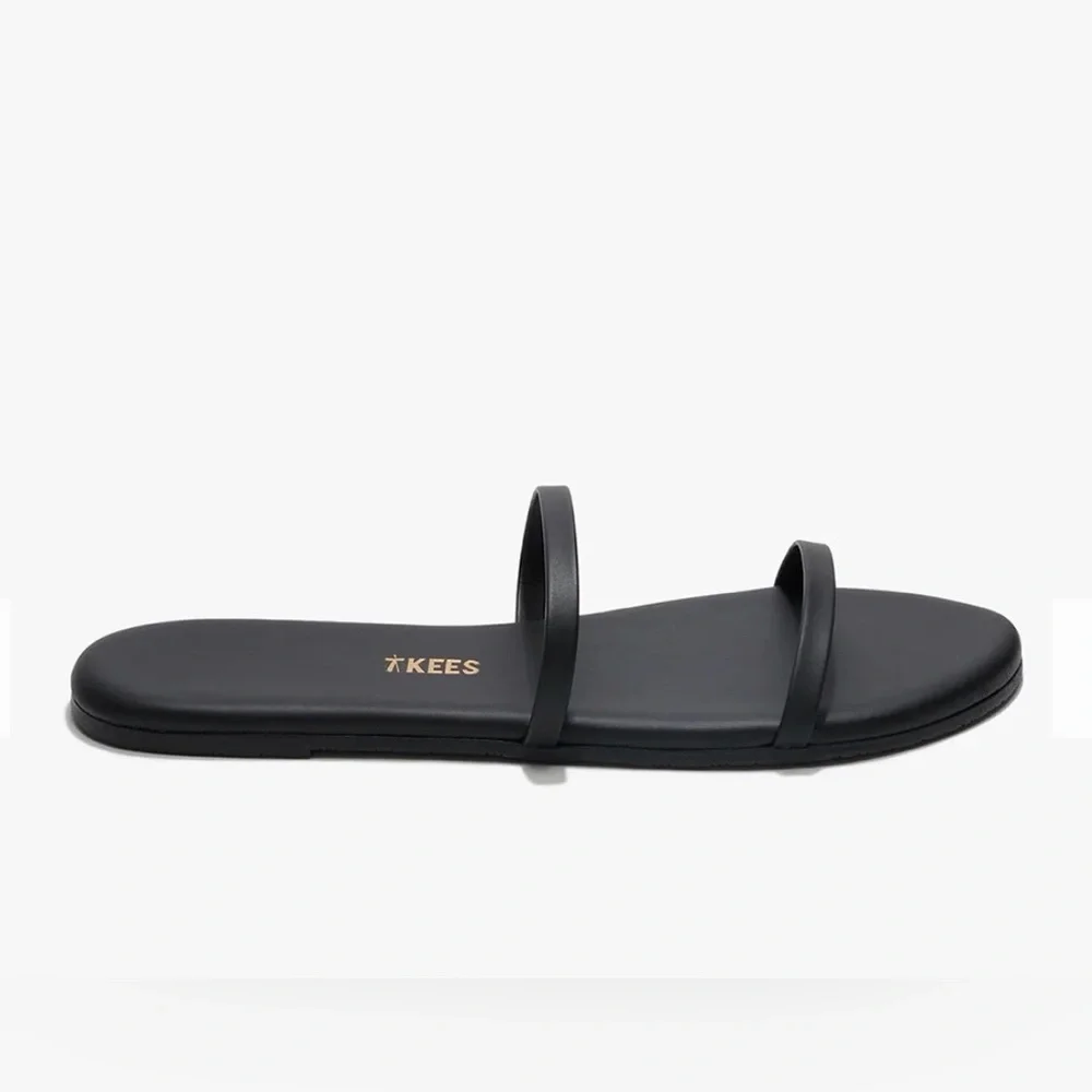 GUC TKEES Gemma Black Strappy Sandals - Picture 10 of 12